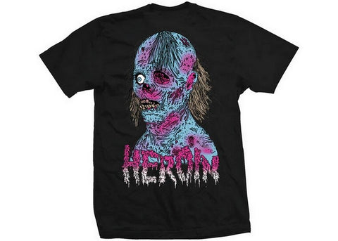 Heroin T-Shirt Zombie Black