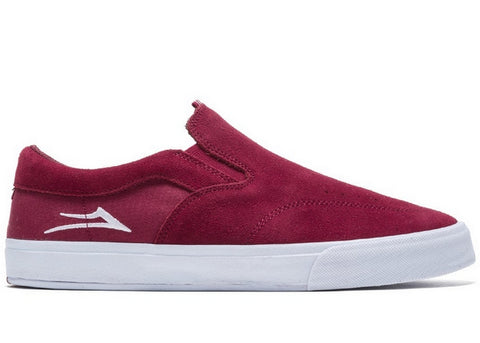 Lakai Owen VLK Shoes Cardinal Suede Rollin Board Supplies