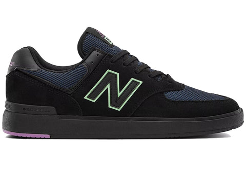 New Balance 574 Court Shoes Black/Navy
