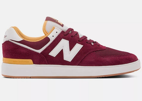 Souliers New Balance 574 Court Burgundy/White