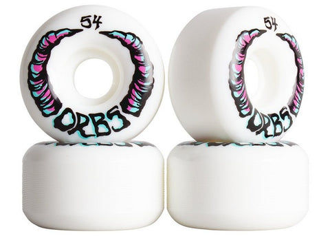 Welcome Orbs Apparitions 54MM 99a White Skateboard Wheels