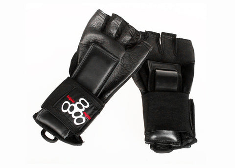 Triple 8 Hired Hands Wrist Guards Black