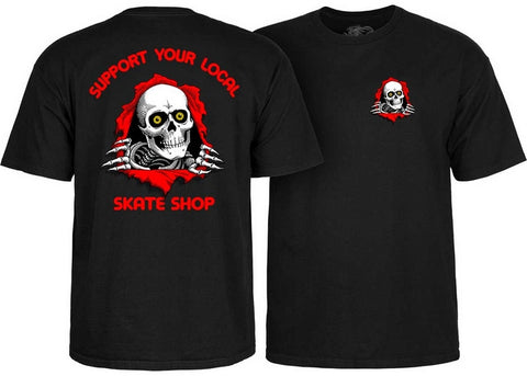 Powell Peralta Support Your Local Skateshop Ripper T-Shirt Black
