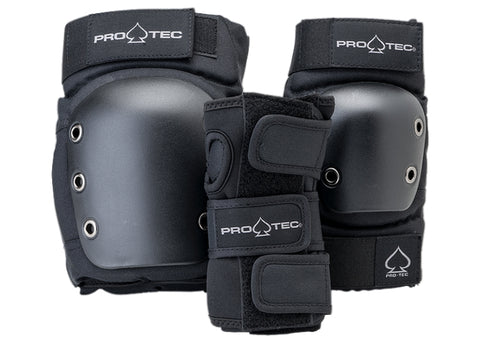 Pro-Tec Street 3-Pack Junior Black Protection Pads