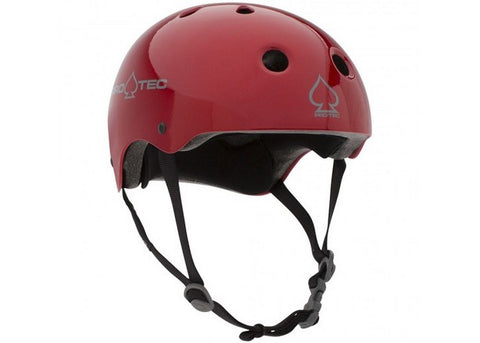Pro-Tec Classic Certified Red Metal Flake Helmet