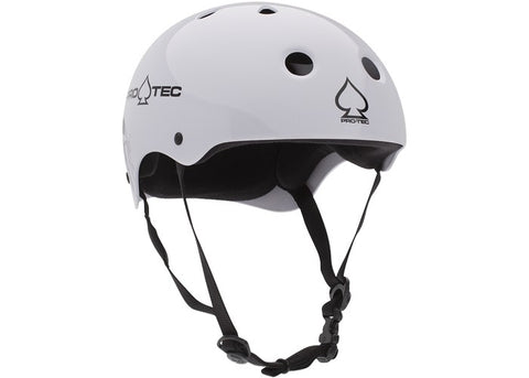 Pro-Tec Classic Skate Gloss White Helmet