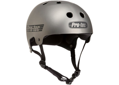 Pro-Tec Old School Skate Matte Metallic Gunmetal Helmet