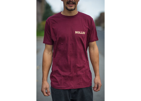 Rollin Hochelaga T-Shirt Burgundy
