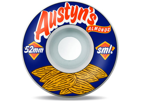 sml. Austyn Gilette Austyn's Almonds OG-Wide 52MM 99A Skateboard Wheels
