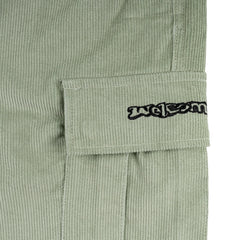 Welcome Chamber Corduroy Cargo Shorts Sage
