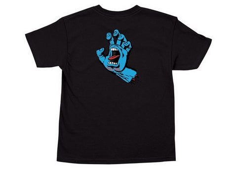 Santa Cruz Screaming Hand Youth T-Shirt Black