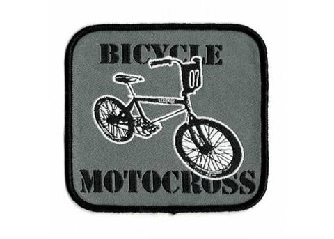 Skull Skates Bicycle Motocross Patch