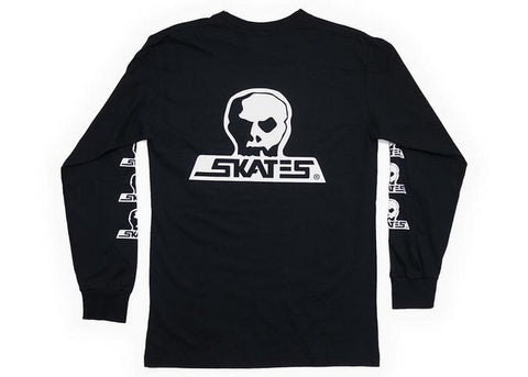 Skull Skates Skull Logo Long Sleeve Tee Black