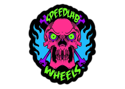Speedlab Skull Sticker