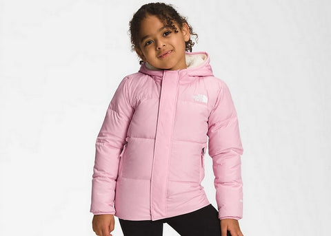 The North Face Manteau pour Enfant North Down Hooded Cameo Pink
