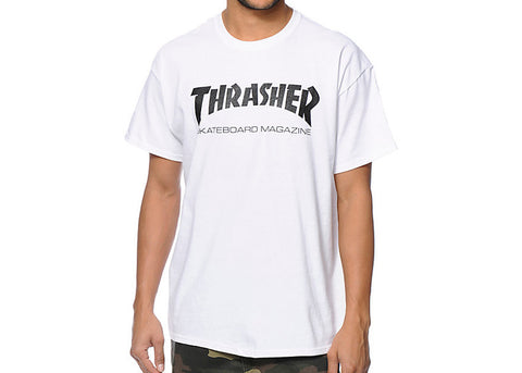Thrasher T-Shirt Skate Mag Blanc