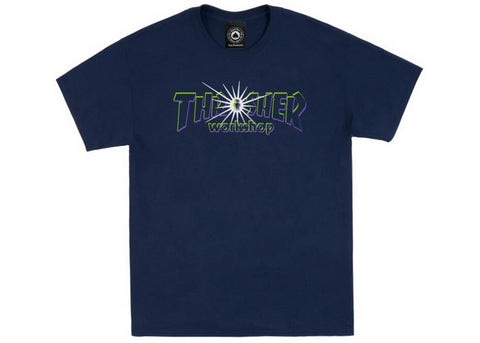 Thrasher X AWS T-Shirt Nova Navy