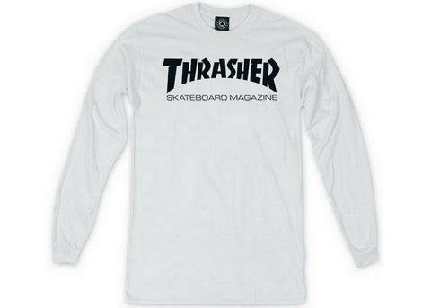 Thrasher Skate Mag Long Sleeve Tee White