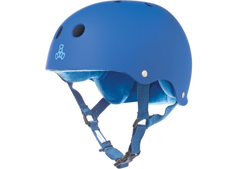 Triple 8 Sweatsaver Helmet Blue Rubber