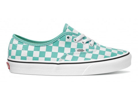 Vans Women Authentic Shoes Checkerboard Waterfall/True White
