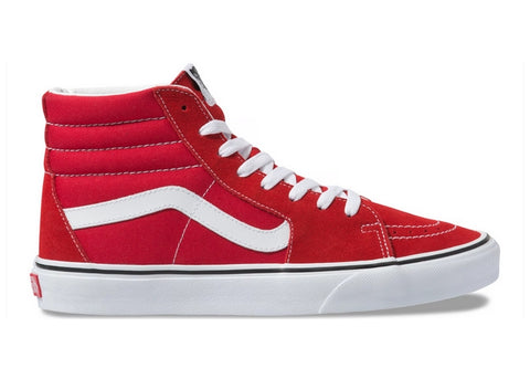 Vans Sk8-Hi Tapered Shoes Racing Red/True White