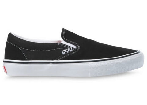 Vans Skate Slip-On Shoes Black White