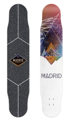 Madrid Fiberglass Pole 46" Longboard Deck Space Mountain