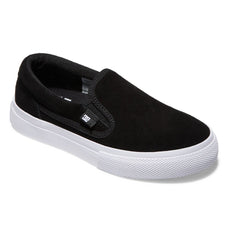 DC Manual Slip-On kids' Shoes Black/White