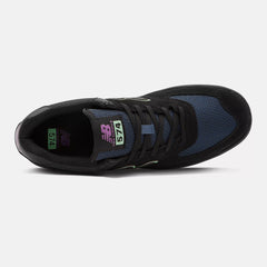 New Balance 574 Court Shoes Black/Navy