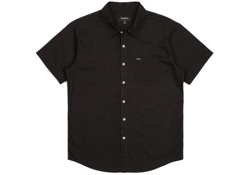 Brixton Charter Oxford Short Sleeve Woven Shirt Black