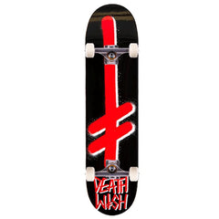 Deathwish Gang Logo Black Red Complete Skateboard