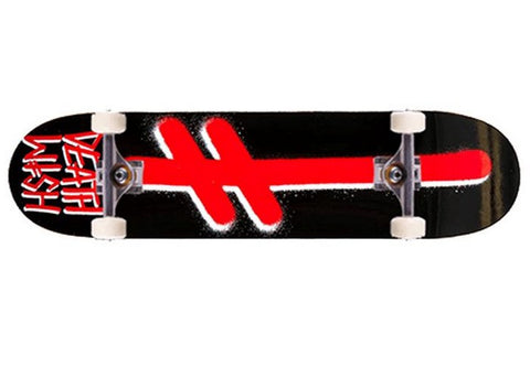 Deathwish Gang Logo Black Red Complete Skateboard