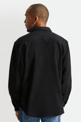 Brixton Bowery Artic Stretch Fleece Long Sleeve Shirt Black
