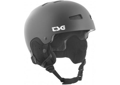 TSG Gravity Solid Color Winter Helmet Satin Black