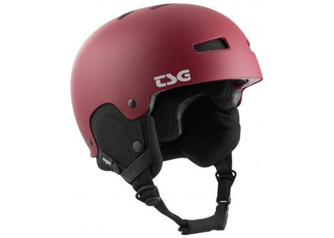 TSG Gravity Solid Color Helmet Satin Grape Red