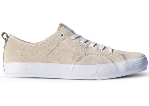 State Harlem Shoes White Suede
