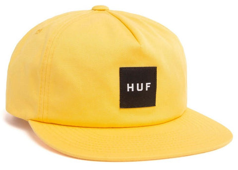 HUF Essentials Unstructured Box Snapback Cap Golden Spice