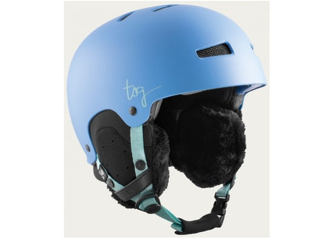 TSG Lotus Solid Color Helmet Satin Azuro