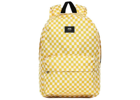 Vans Old Skool III Backpack Saffron White Checkerboard