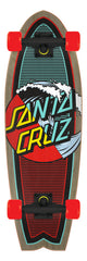 Santa Cruz Classic Wave Splice Shark 8.8" Cruiser Skateboard