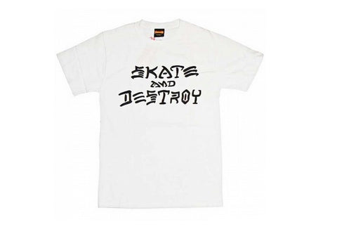 Thrasher Skate and Destroy T-Shirt White