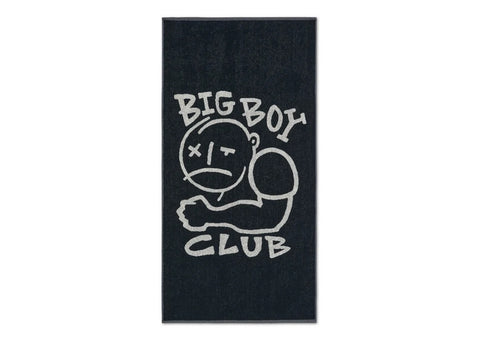 Polar Serviette de Plage Big Boy Club Noire