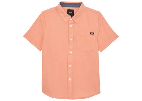 Vans Houser Kid's Short Sleeve Shirt Melon