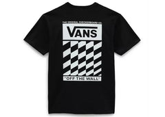 Vans Off The Wall Slanted Checker T-Shirt Black